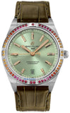 Breitling Chronomat Automatic 36 South Sea Green Dial Green Leather Strap Watch for Women - A10380611L1P1 Authentic Buy Shop Now