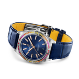 Breitling Chronomat Automatic 36 South Sea Blue Dial Blue Leather Strap Watch for Women - A10380611C1P1 Authentic Buy Shop Now