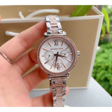 Michael Kors Sofie Chronograph White Dial Two Tone Steel Strap Watch For Women - MK4353 Authentic Buy Shop Now