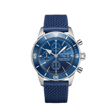 Breitling Superocean Heritage Chronograph 44 Blue Dial Blue Mesh Bracelet Watch for Men - A13313161C1S1 Authentic Buy Shop Now