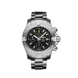 Breitling Avenger Chronograph 45mm Black Dial Silver Steel Strap Watch for Men - A13317101B1A1 Authentic Buy Shop Now