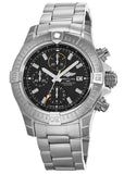 Breitling Avenger Chronograph 45mm Black Dial Silver Steel Strap Watch for Men - A13317101B1A1 Authentic Buy Shop Now