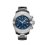 Breitling Avenger Chronograph 45mm Blue Dial Silver Steel Strap Watch for Men - A13317101C1A1 Authentic Buy Shop Now