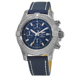 Breitling Avenger Chronograph 45mm Blue Dial Blue Calfskin Strap Watch for Men - A13317101C1X2 Authentic Buy Shop Now