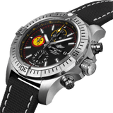 Breitling Avenger Chronograph 45mm Swiss Air Force Team Black Dial Black Nylon Strap Watch for Men - A133171A1B1X1 Authentic Buy Shop Now