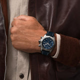 Breitling Avenger Chronograph 43 Blue Dial Blue Nylon Strap Watch for Men - A13385101C1X1 Authentic Buy Shop Now