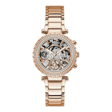 Guess Solstice Diamonds Rose Gold Dial Rose Gold Steel Strap Watch for Women - GW0403L3 Authentic Buy Shop Now