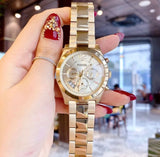 Fossil Boyfriend Gold Dial Gold Steel Strap Watch for Women - ES3884 Authentic Buy Shop Now