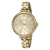 Marc Jacobs Sally Champagne Gold Dial Gold Steel Strap Watch for Women - MBM3363 Authentic Buy Shop Now