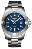 Breitling Avenger Automatic 43mm Blue Dial Silver Steel Strap Watch for Men - A17318101C1A1 Authentic Buy Shop Now