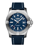 Breitling Avenger Automatic 43 Blue Dial Blue Nylon Strap Watch for Men - A17318101C1X1 Authentic Buy Shop Now
