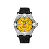 Breitling Avenger Automatic 45 Seawolf Yellow Dial Black Nylon Strap Watch for Men - A17319101I1X1 Authentic Buy Shop Now