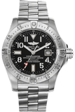 Breitling Avenger II Seawolf 45mm Grey Dial Silver Steel Strap Mens Watch - A1733110/F563 Authentic Buy Shop Now