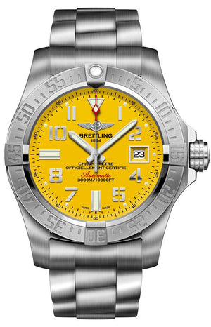 Breitling Avenger II Seawolf Stainless Steel 45mm Mens Watch - A1733110/I519 Authentic Buy Shop Now