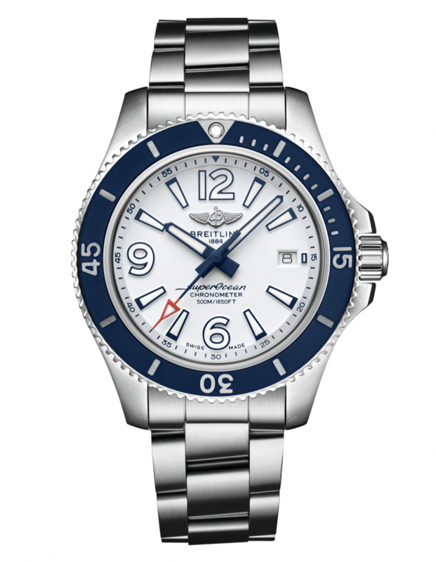 Breitling Superocean 42mm White Dial Silver Steel Strap Watch for Men - A17366D81A1A1 Authentic Buy Shop Now