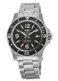 Breitling Superocean Automatic 44mm Black Dial Silver Steel Strap Watch for Men - A17367D71B1A1 Authentic Buy Shop Now