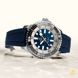 Breitling Superocean Automatic 42mm Blue Dial Blue Rubber Strap Watch for Men - A17375E71C1S1 Authentic Buy Shop Now
