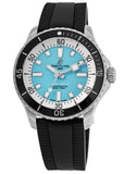 Breitling Superocean Automatic 44 Turquoise Dial Black Rubber Strap Watch for Men - A17376211L2S1 Authentic Buy Shop Now