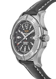 Breitling Colt Automatic 44mm Black Dial Leather Strap Mens Watch - A1738811/BD44/435X Authentic Buy Shop Now