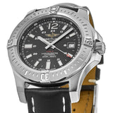 Breitling Colt Automatic 44mm Black Dial Leather Strap Mens Watch - A1738811/BD44/435X Authentic Buy Shop Now