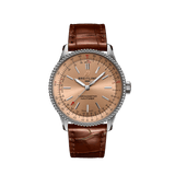 Breitling Navitimer Automatic 35 Brown Dial Brown Leather Strap Watch for Men - A17395201K1P1 Authentic Buy Shop Now