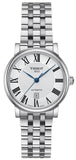 Tissot T Classic Carson Premium Automatic Lady Silver Dial Silver Steel Strap Watch for Women - T122.207.11.033.00 Authentic Buy Shop Now
