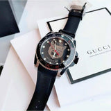 Gucci Dive Feline Black Dial Black Rubber Strap Watch For Men - YA136323 Authentic Buy Shop Now
