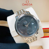 Omega De Ville Prestige Co-Axial Automatic Grey Dial Silver Steel Strap Watch for Men - 424.10.40.20.06.001 Authentic Buy Shop Now