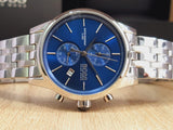 Hugo Boss Jet Blue Dial Silver Steel Strap Watch for Men - 1513384 Authentic Buy Shop Now