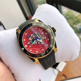 Gucci Dive Quartz Red Dial Black Rubber Strap Watch For Men - YA136325 Authentic Buy Shop Now