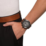 Fossil Nate Chronograph Grey Dial Brown Leather Strap Watch for Men - JR1424 Authentic Buy Shop Now