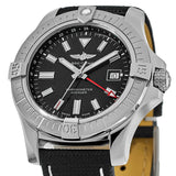 Breitling Avenger Automatic GMT 43 Black Dial Black Nylon Strap Watch for Men - A32397101B1X1 Authentic Buy Shop Now