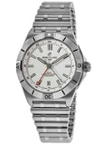 Breitling Chronomat GMT 40 White Dial Silver Steel Strap Watch for Men - A32398101A1A1 Authentic Buy Shop Now