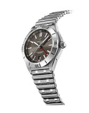 Breitling Chronomat GMT 40 Brown Dial Silver Steel Strap Watch for Men - A32398101M1A1 Authentic Buy Shop Now