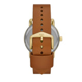 Fossil The Commuter Twist Black Dial Brown Leather Strap Watch for Men - ME1166 Authentic Buy Shop Now
