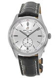 Breitling Premier Automatic 40mm Silver Dial Black Leather Strap Watch for Men - A37340351G1P1 Authentic Buy Shop Now
