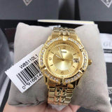 Guess Dazzling Diamonds Gold Dial Gold Steel Strap Watch for Women - W85110L1 Authentic Buy Shop Now