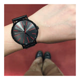 Calvin Klein Boost Black Dial Black Leather Strap Watch for Men - K7Y214CY Authentic Buy Shop Now