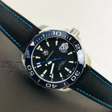 Tag Heuer Aquaracer Calibre 5 Automatic Black Dial Black Nylon Strap Watch for Men - WAY211B.FC6363 Authentic Buy Shop Now