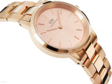 Daniel Wellington Iconic Link Pink Dial Rose Gold Steel Strap Watch For Women - DW00100333 Authentic Buy Shop Now
