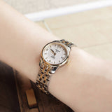 Tissot Le Locle Automatic Small Lady White Dial Two Tone Steel Strap Watch For Women - T41.2.183.34 Authentic Buy Shop Now