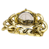 Michael Kors Nini Three Hand Gold Dial Gold Steel Strap Watch For Women - MK3235 Authentic Buy Shop Now
