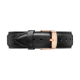 Daniel Wellington Classic Sheffield White Dial Black Leather Strap Watch for Women - DW00100036 Authentic Buy Shop Now