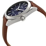Tissot Gentlemen Powermatic 80 Silicium Blue Dial Brown Leather Strap Watch For Men - T127.407.16.041.00 Authentic Buy Shop Now