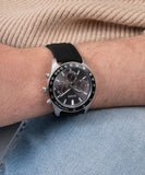 Guess Altitude Chronograph Black Dial Black Rubber Strap Watch for Men - GW0332G1 Authentic Buy Shop Now