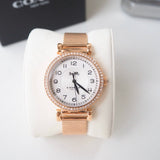 Coach Madison White Dial Rose Gold Mesh Bracelet Watch for Women - 14503398 Authentic Buy Shop Now