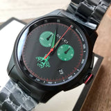 Gucci G-Timeless Chronograph Black Dial Black Steel Strap Watch For Men - YA126269 Authentic Buy Shop Now