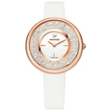 Swarovski Crystalline Pure White Dial White Leather Strap Watch for Women - 5376083 Authentic Buy Shop Now