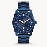 Fossil Machine Blue Dial Blue Steel Strap Watch for Men - FS5231 Authentic Buy Shop Now