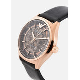 Emporio Armani Meccanico Black Dial Black Leather Watch For Men - AR60004 Authentic Buy Shop Now